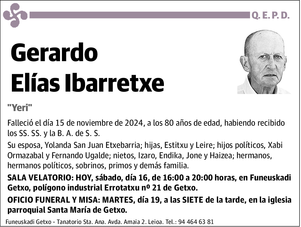 Gerardo Elías Ibarretxe