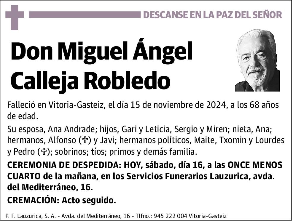 Miguel Ángel Calleja Robledo