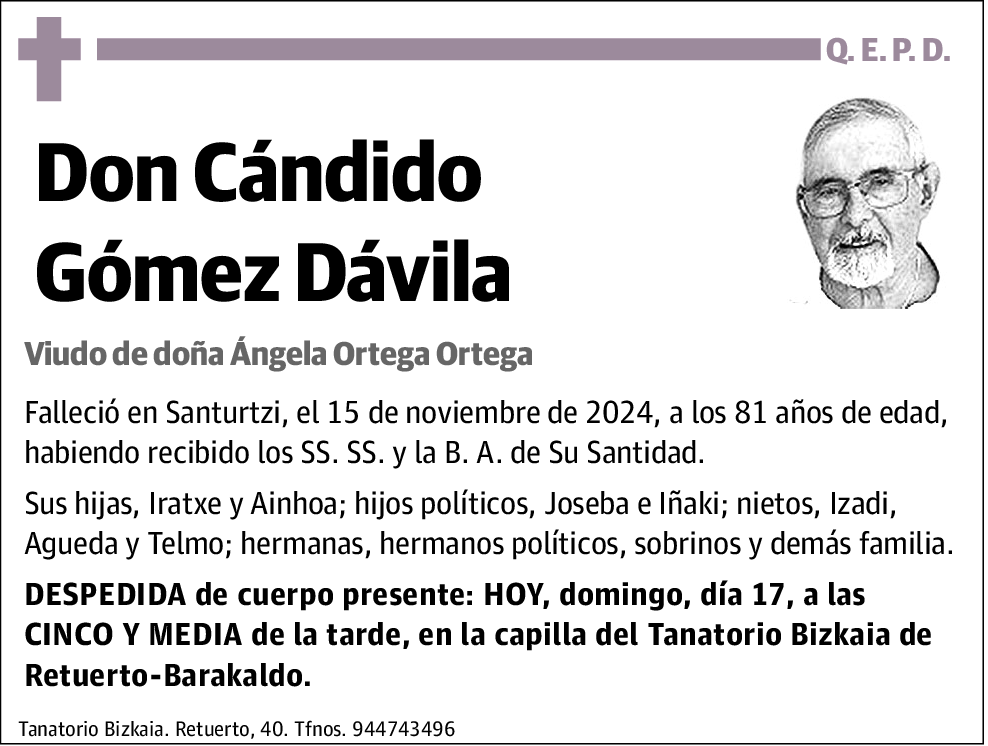 Cándido Gómez Dávila