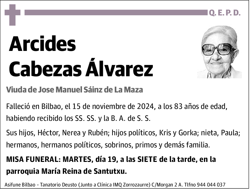 Arcides Cabezas Álvarez