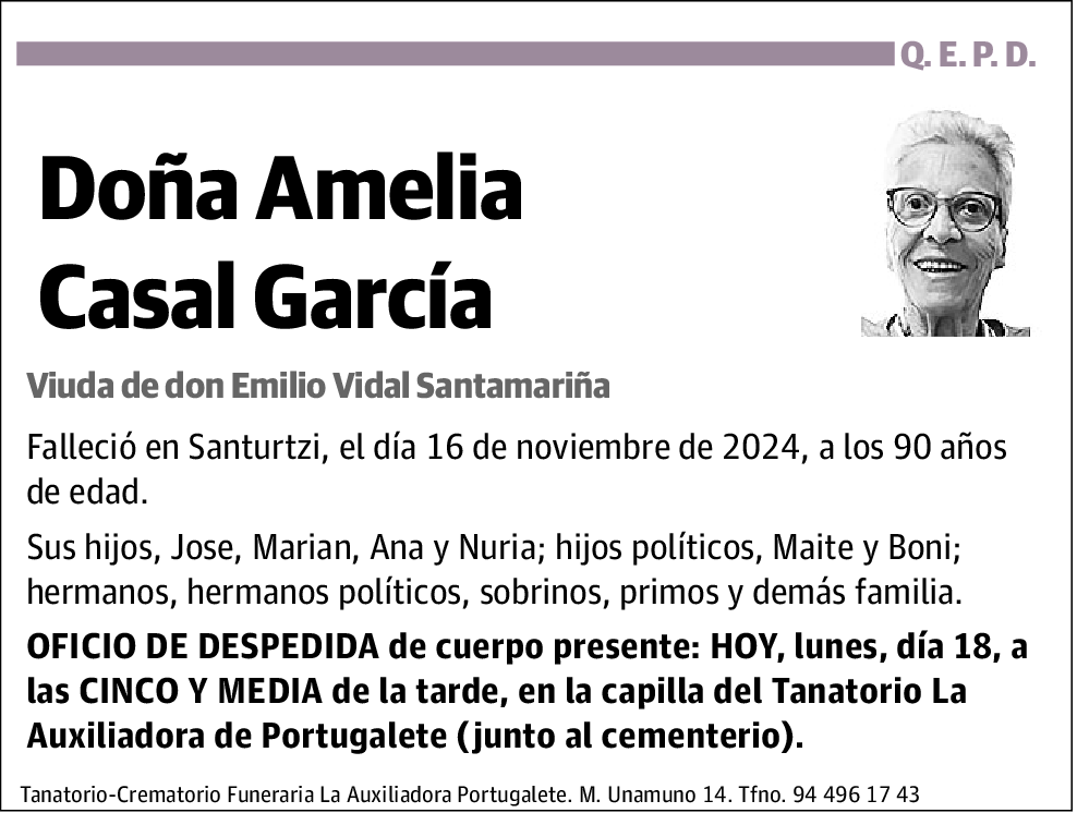 Amelia Casal García