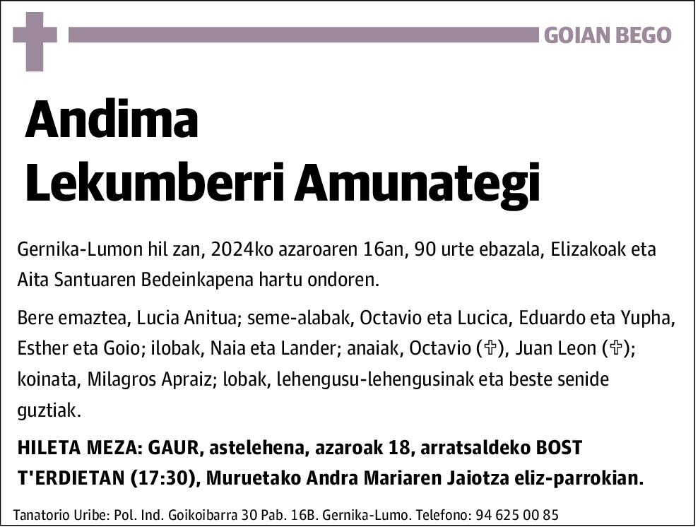 Andima Lekumberri Amunategi