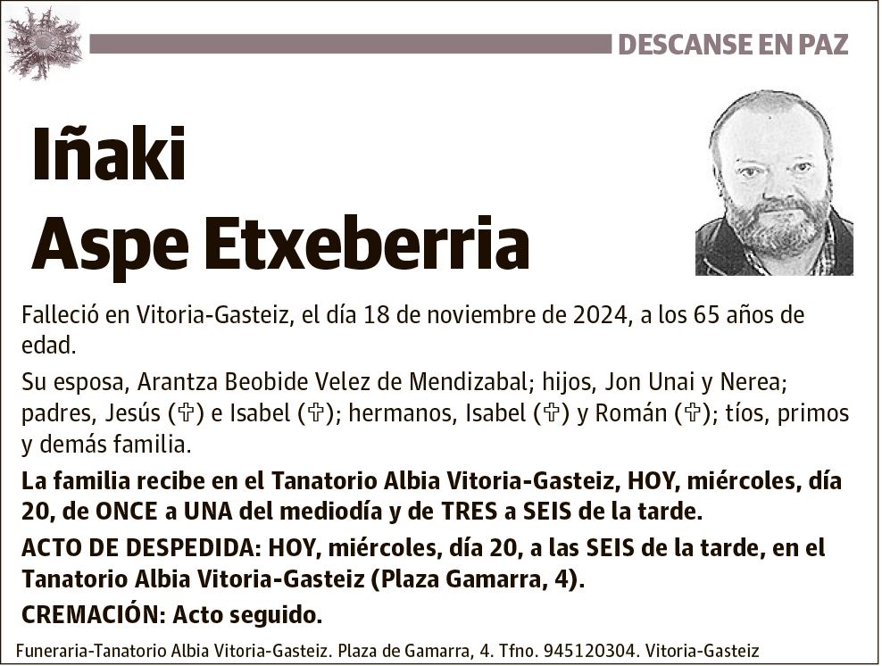 Iñaki Aspe Etxeberria