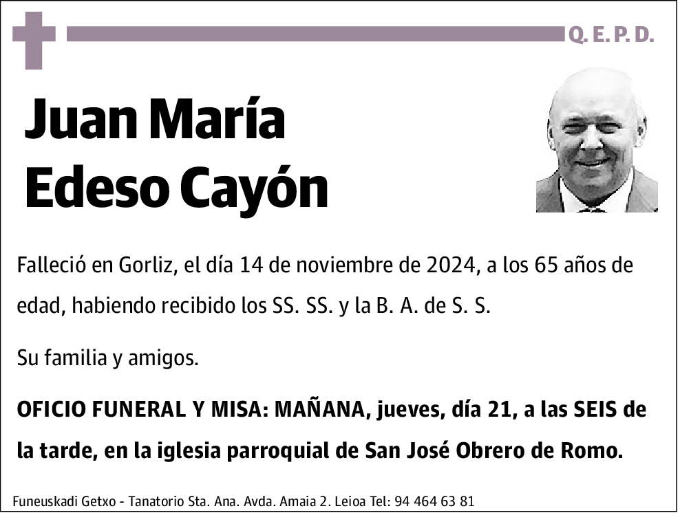 Juan María Edeso Cayón