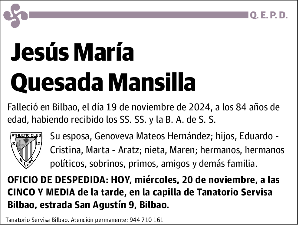 Jesús María Quesada Mansilla