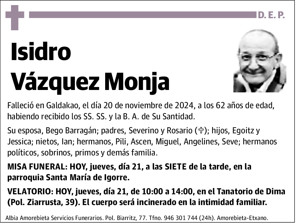 Isidro Vázquez Monja