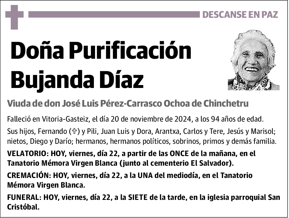 Purificación Bujanda Díaz