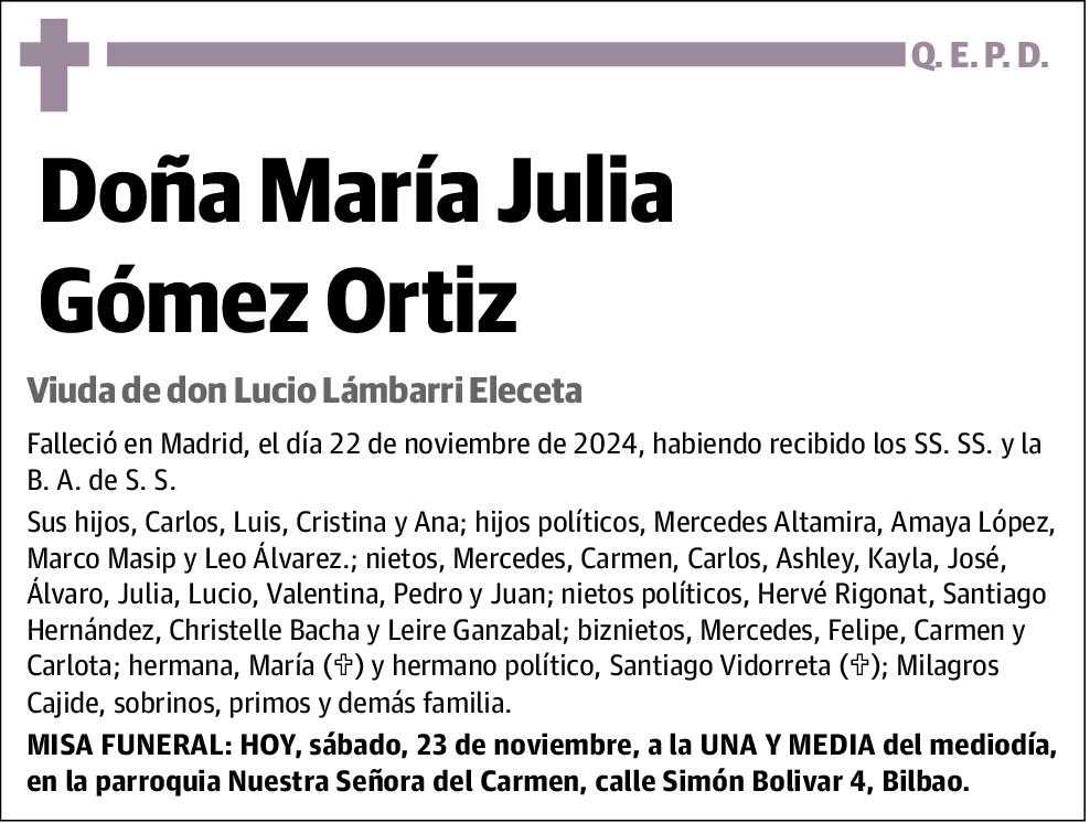 María Julia Gómez Ortiz