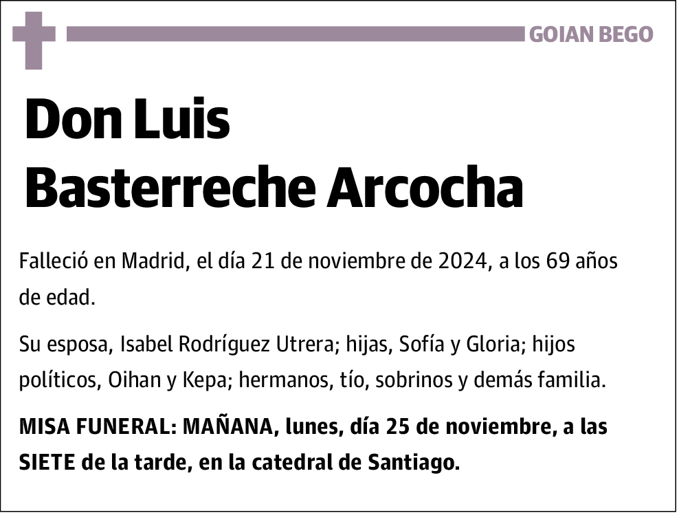 Luis Basterreche Arcocha