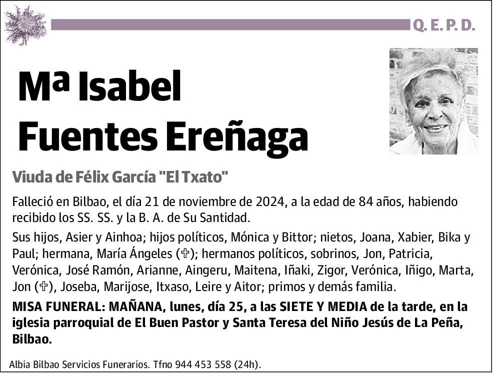 Mªisabel Fuentes Ereñaga