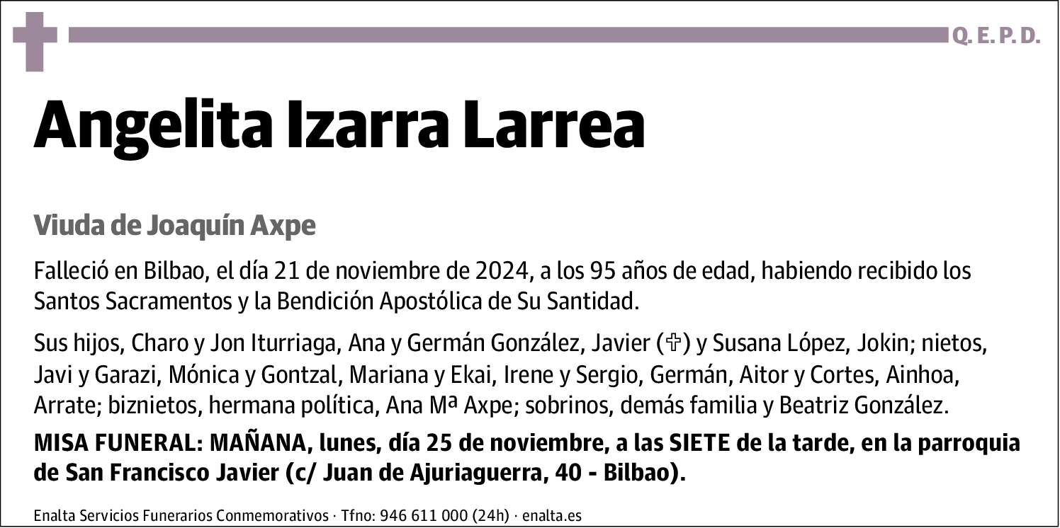 Angelita Izarra Larrea