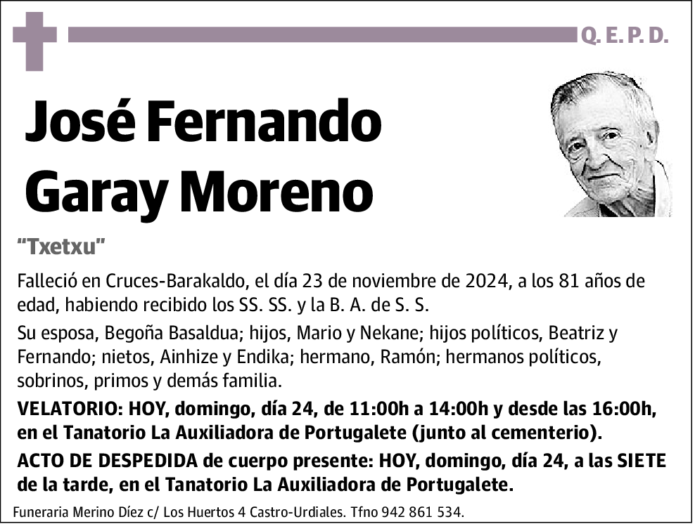 José Fernando Garay Moreno