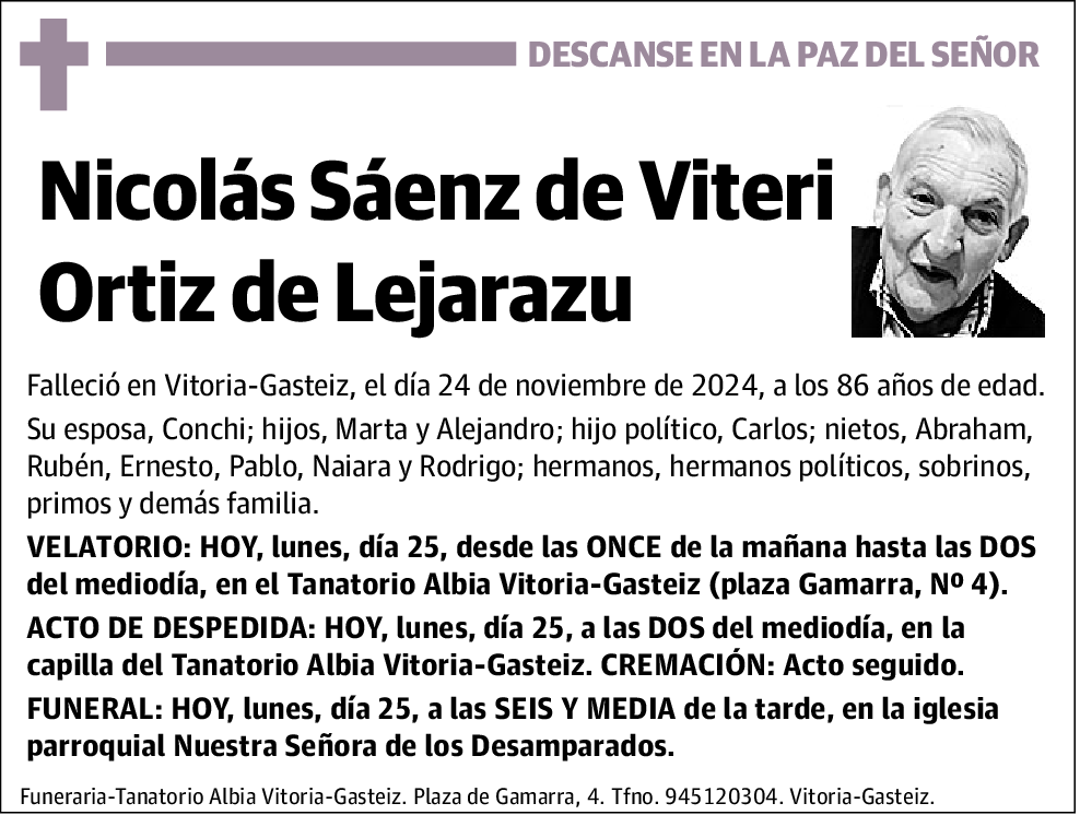 Nicolás Sáenz de Viteri Ortiz de Lejarazu