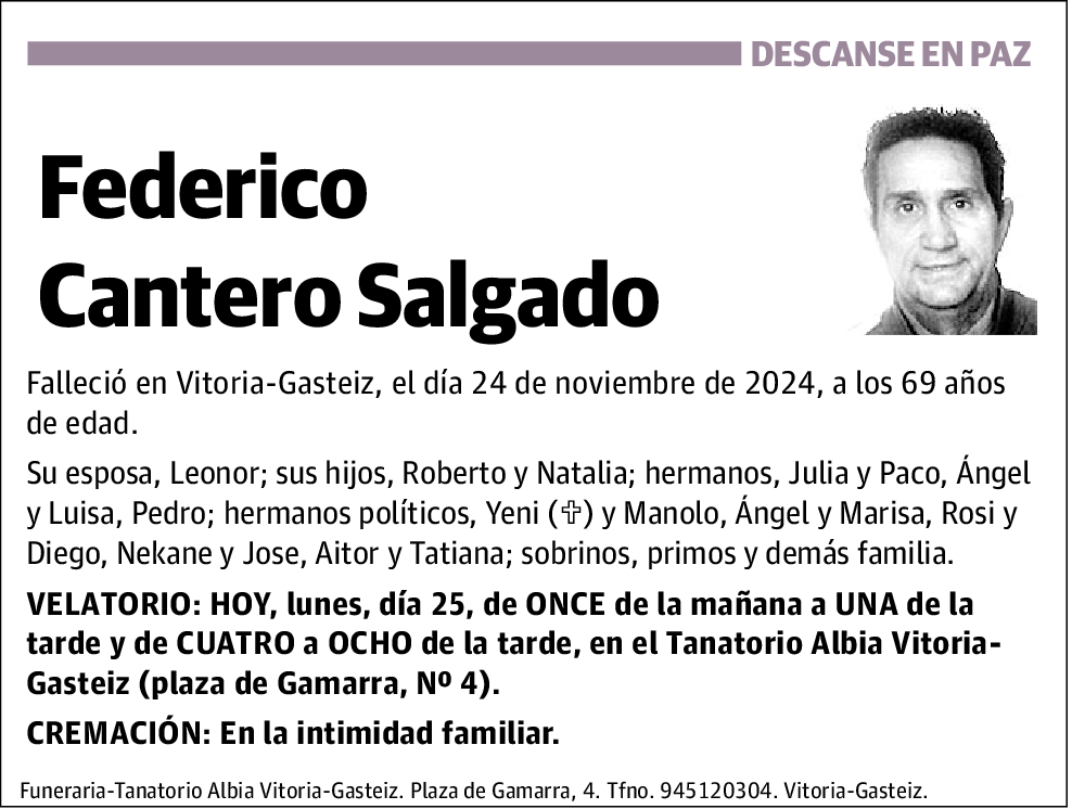 Federico Cantero Salgado