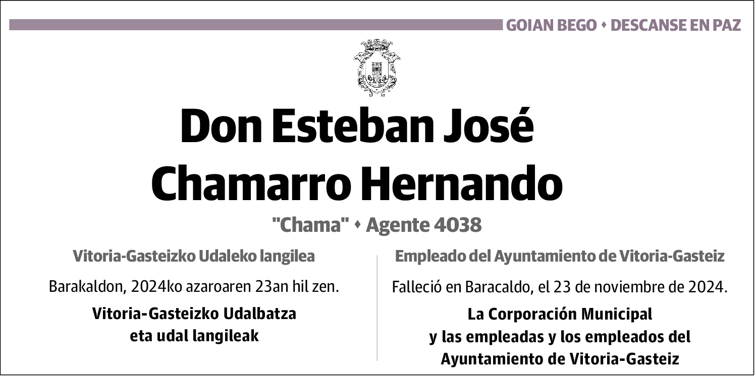 Esteban José Chamarro Hernando