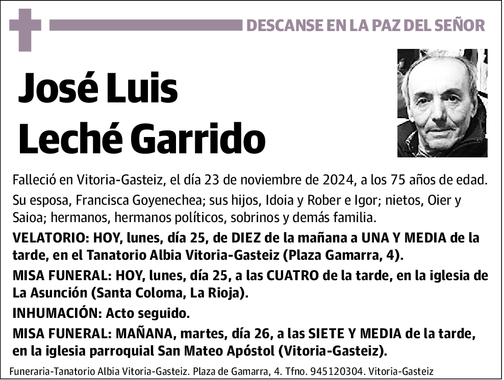 José Luis Leché Garrido