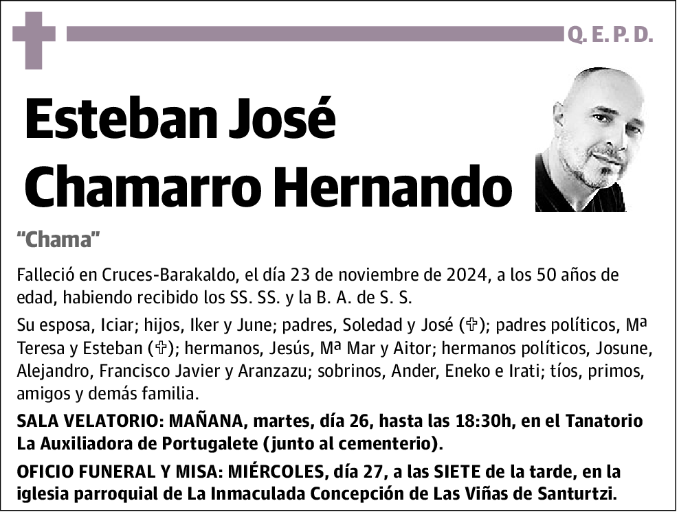 Esteban José Chamarro Hernando