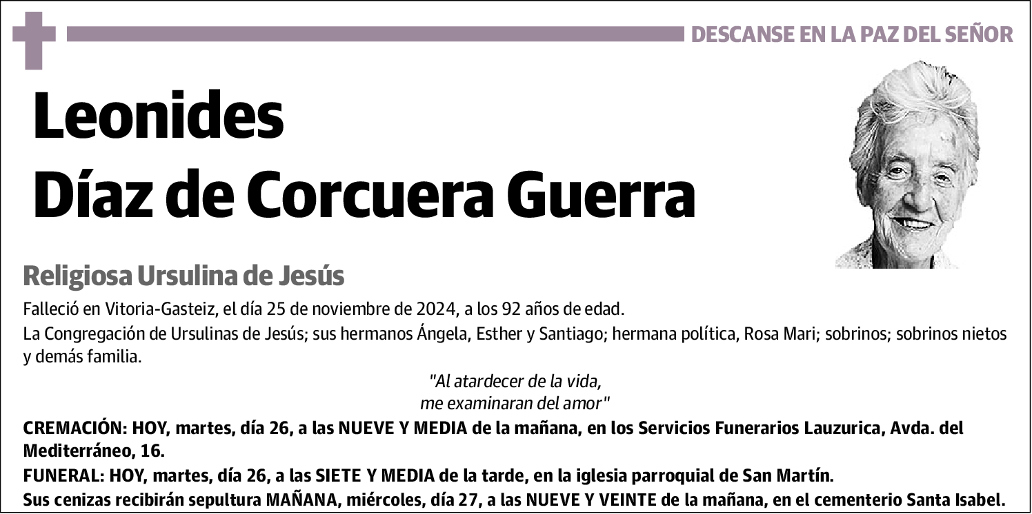 Leonides Díaz de Corcuera Guerra