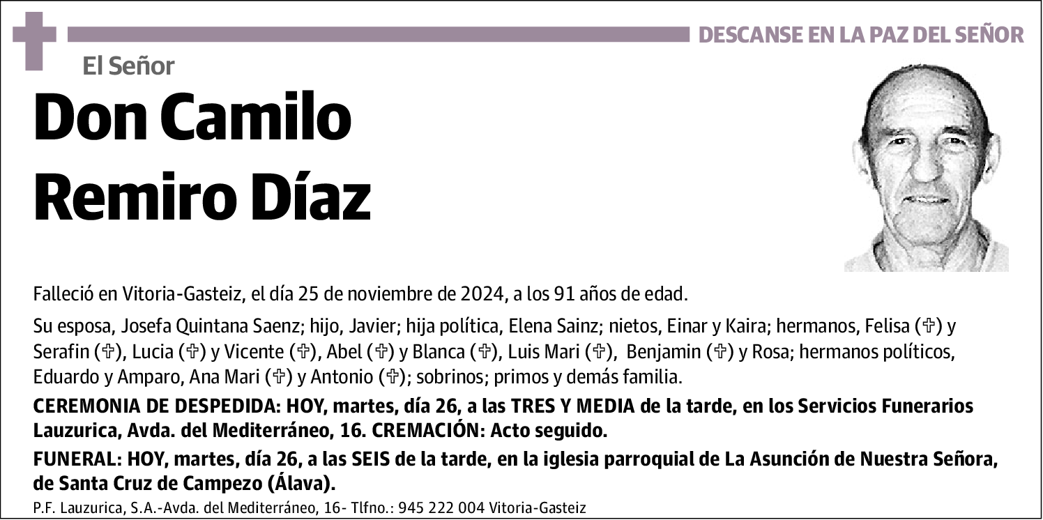 Camilo Remiro Díaz