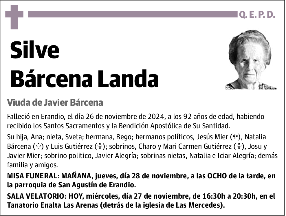 Silve Bárcena Landa