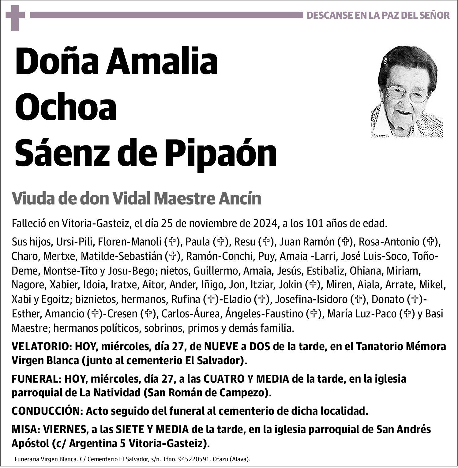 Amalia Ochoa Sáenz de Pipaón