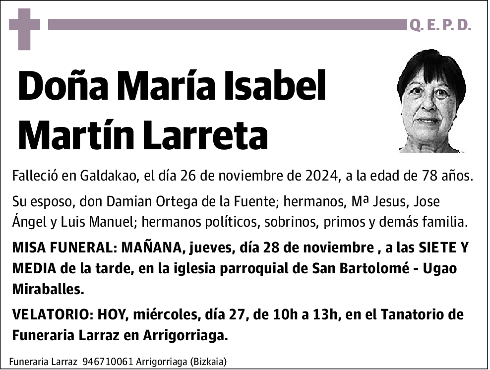 María Isabel Martín Larreta