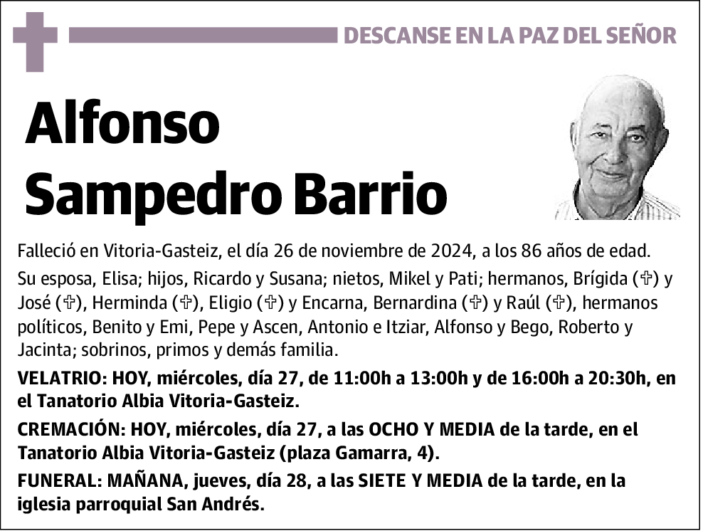 Alfonso Sampedro Barrio