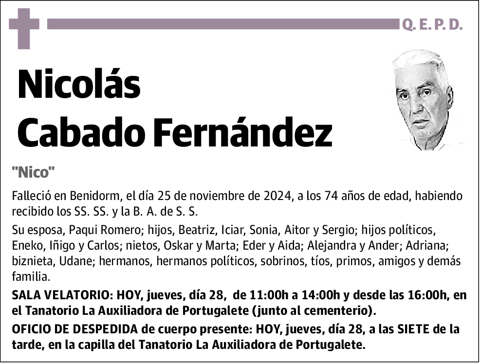 Nicolás Cabado Fernández