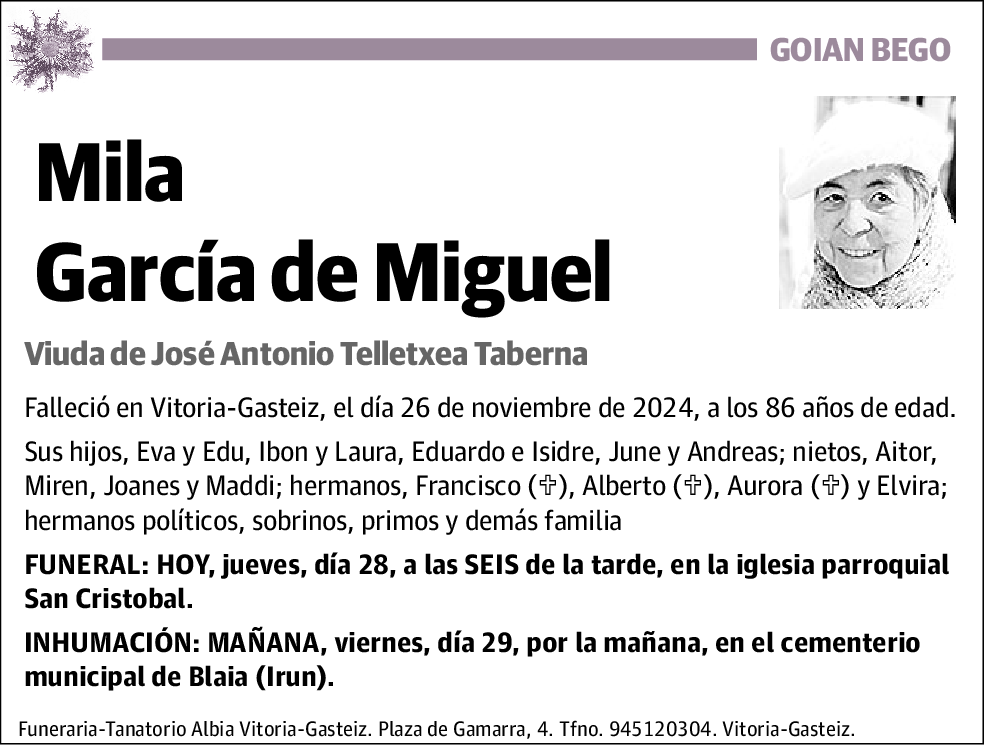 Mila García de Miguel