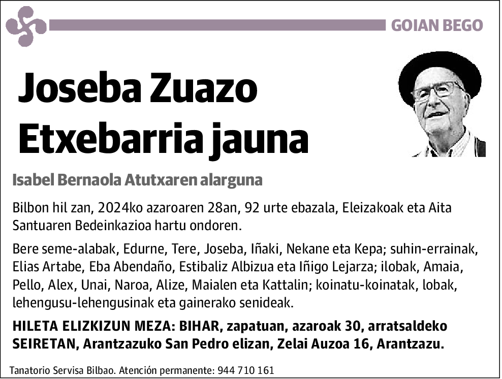 Joseba Zuazo Etxebarria