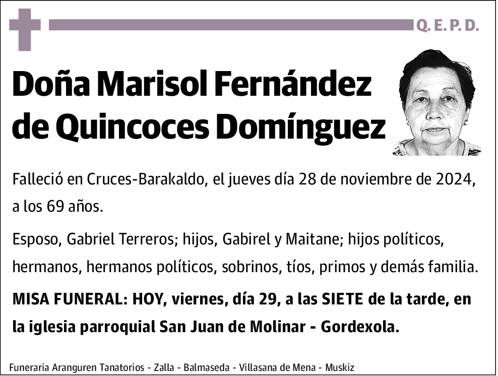 Marisol Fernández de Quincoces Domínguez