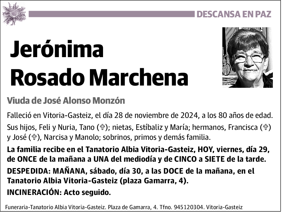 Jerónima Rosado Marchena