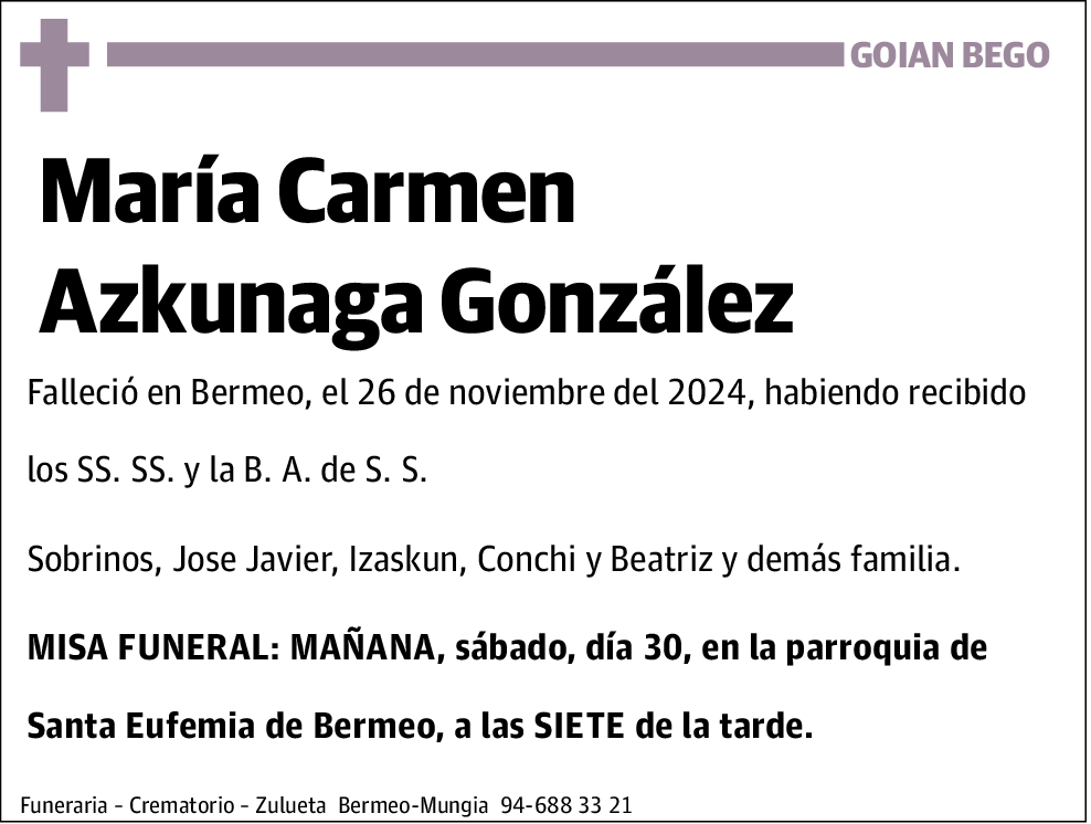 María Carmen Azkunaga González