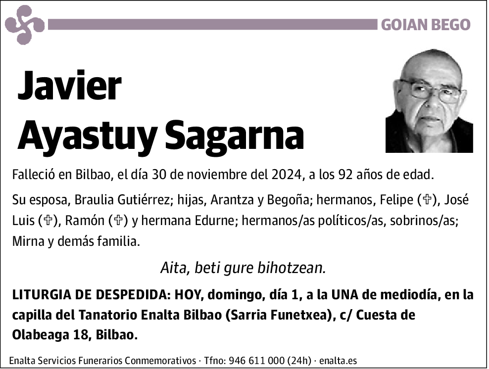 Javier Ayastuy Sagarna