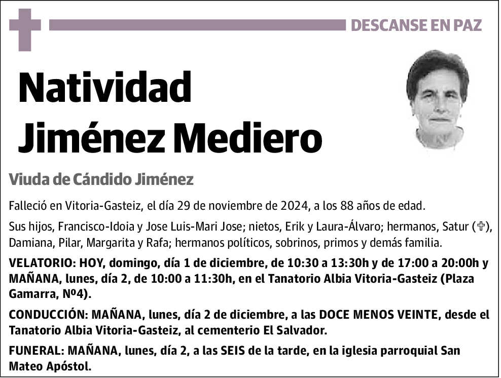 Natividad Jiménez Mediero