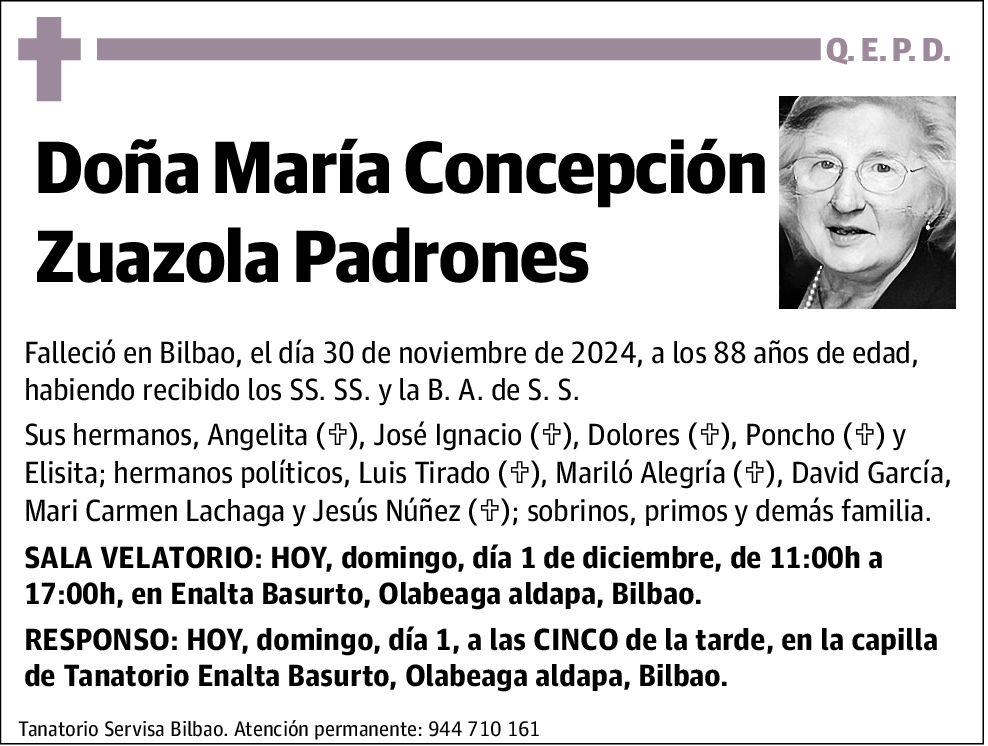 María Concepción Zuazola Padrones