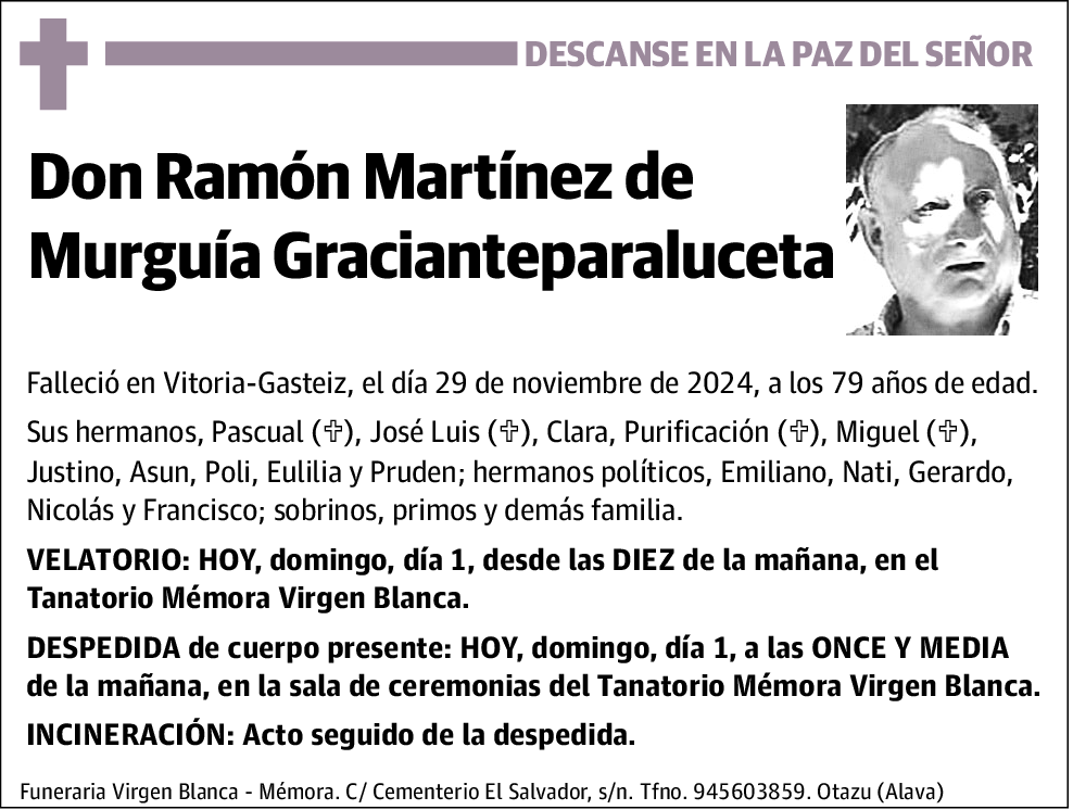 Ramón Martínez de Murguía Gracianteparaluceta