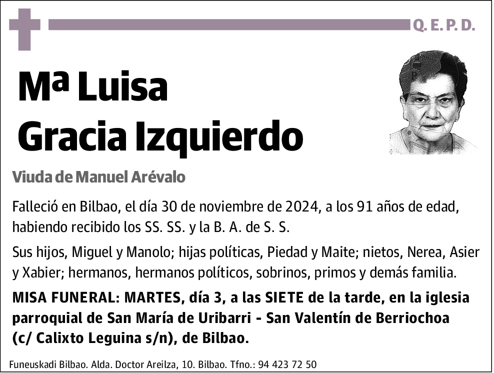 Mª Luisa Gracia Izquierdo