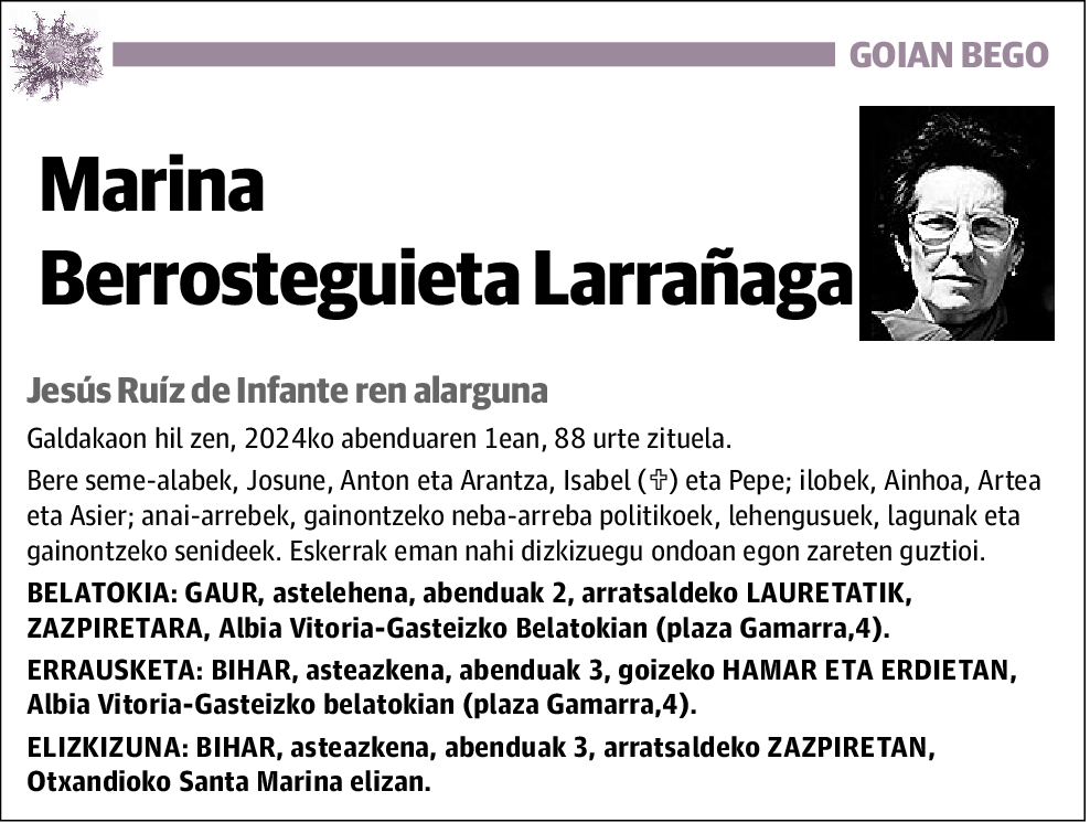Marina Berrosteguieta Larrañaga