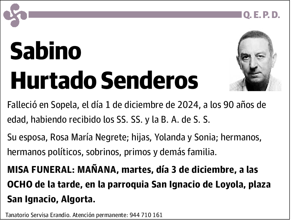 Sabino Hurtado Senderos