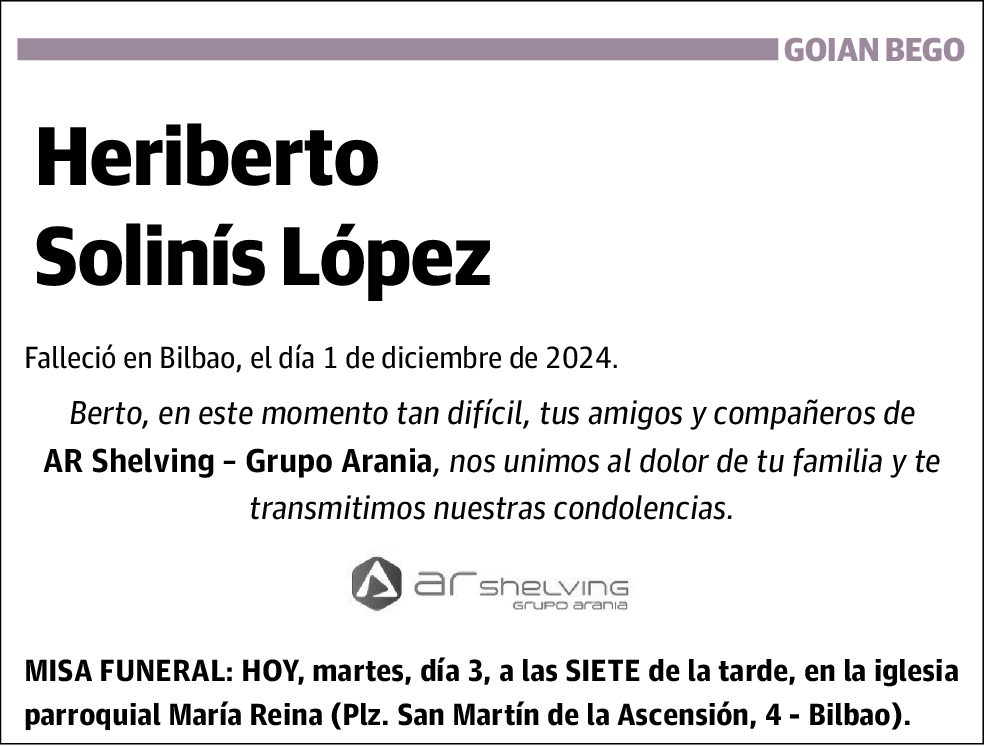 Heriberto Solinis Lopez