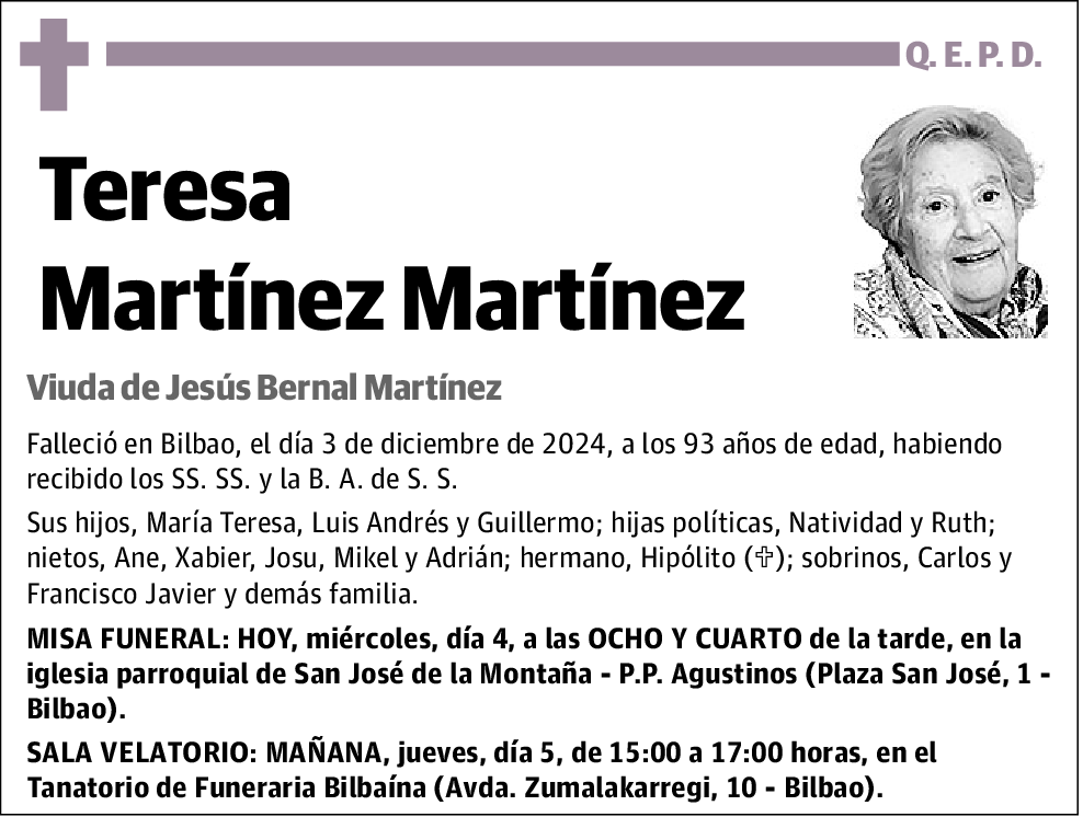 Teresa Martínez Martínez