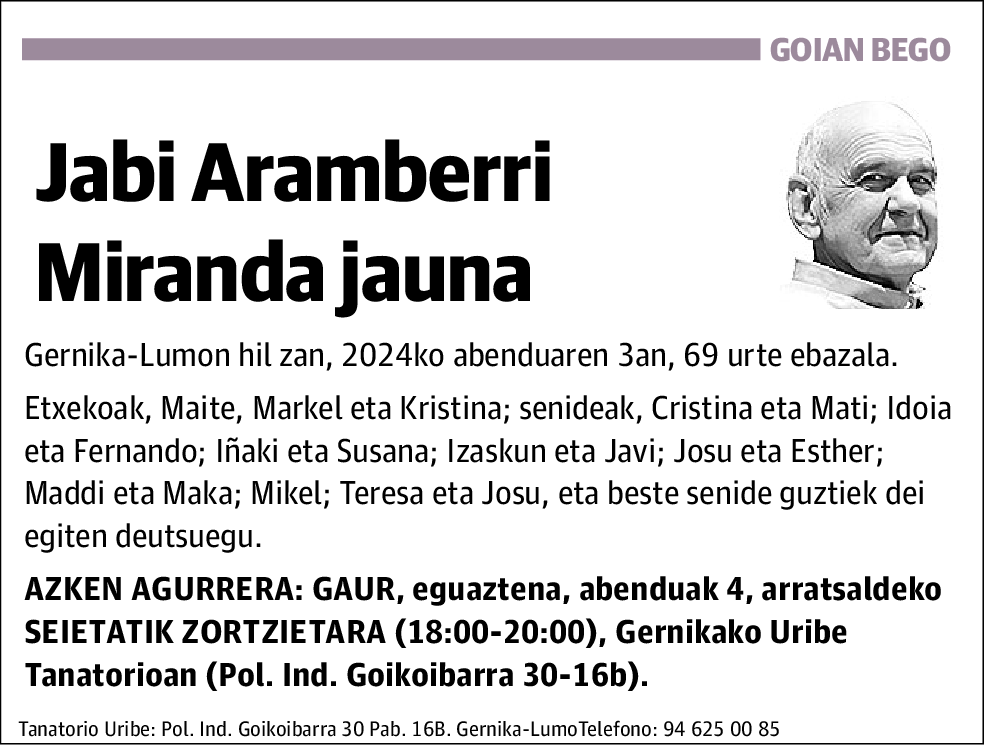 Jabi Aramberri Miranda