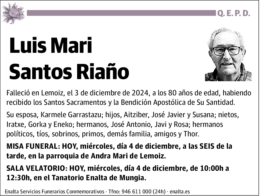 Luis Mari Santos Riaño