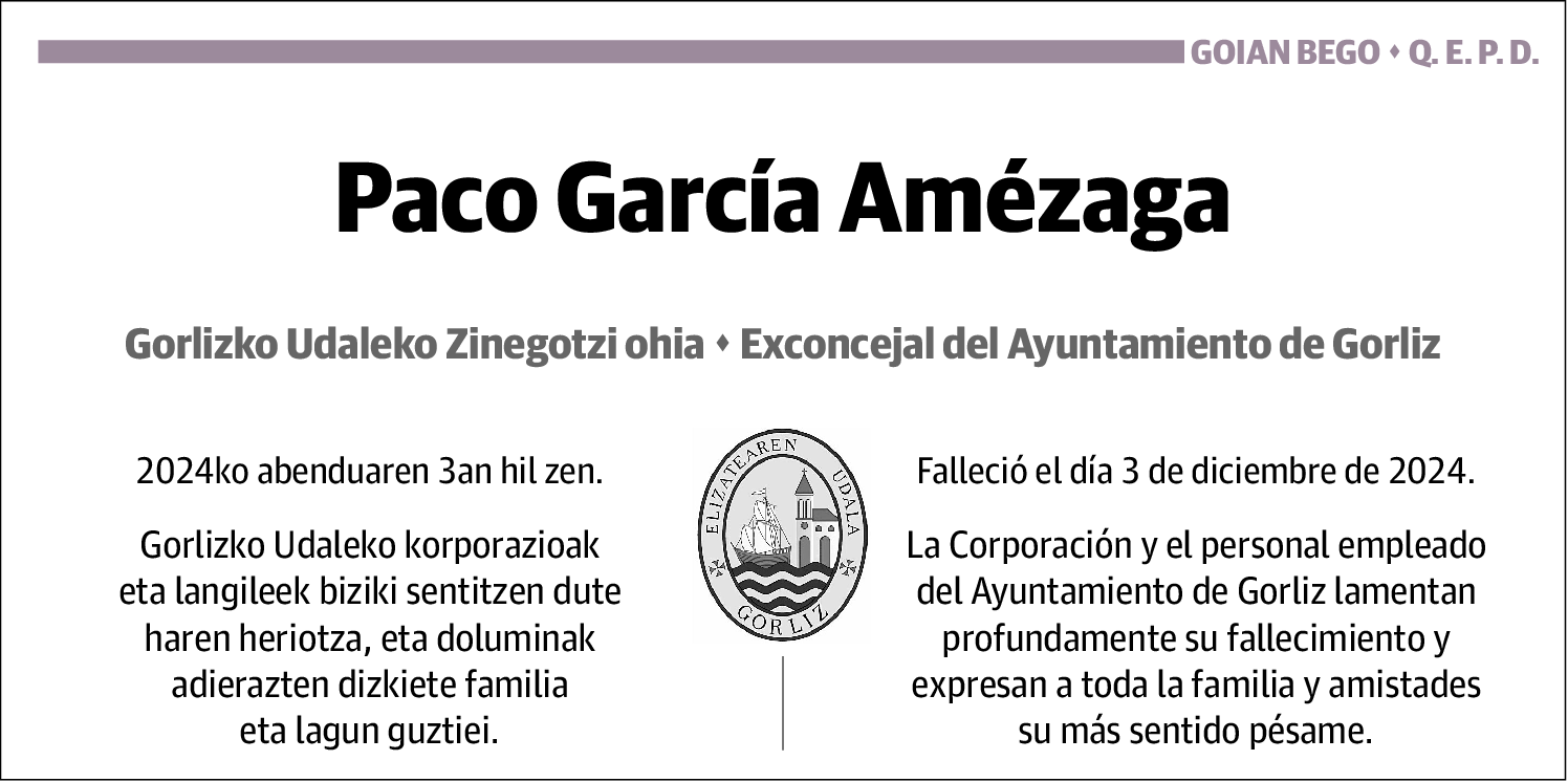 Paco García Amézaga