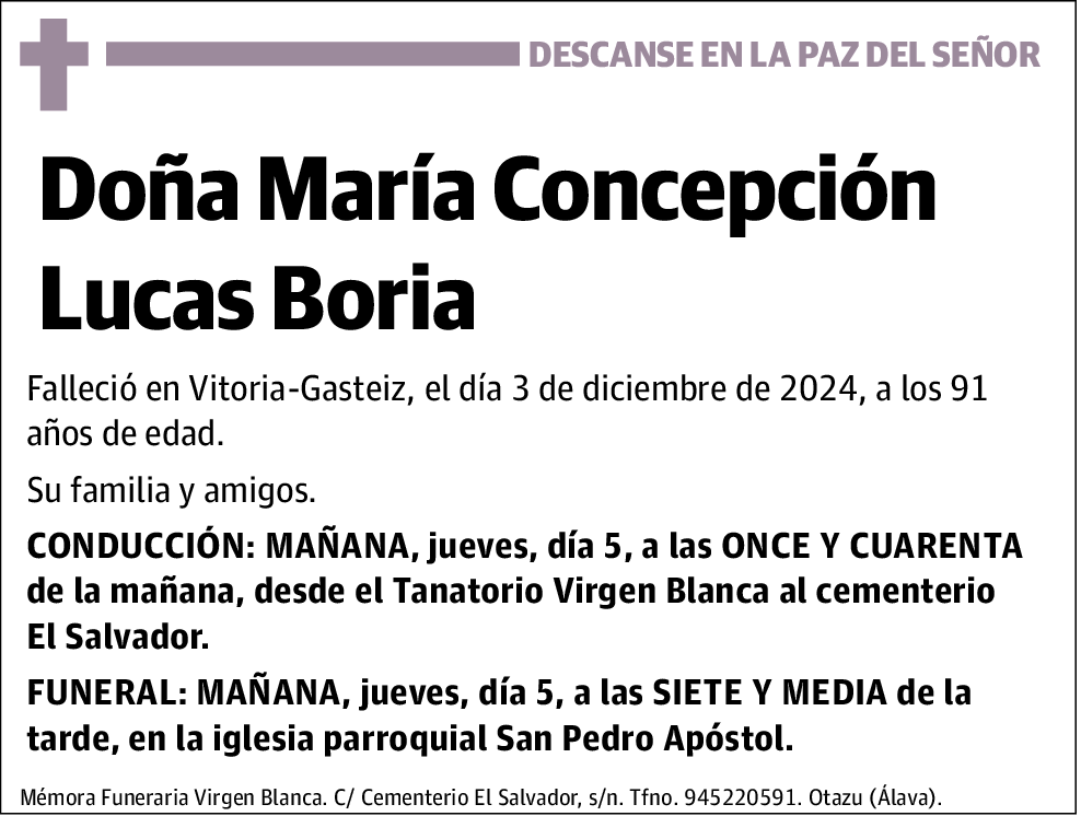 María Concepción Lucas Boria
