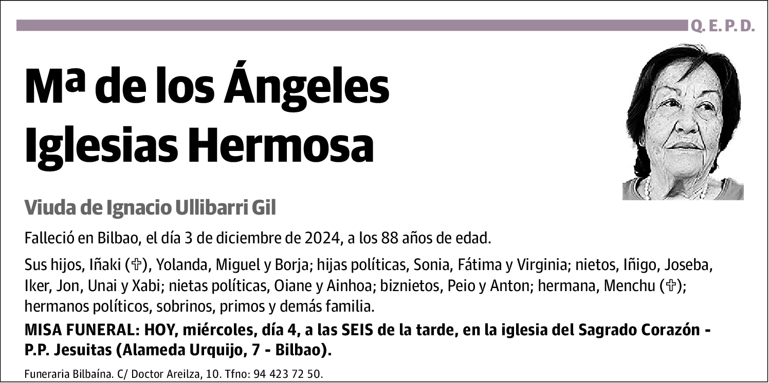 Mª de los Ángeles Iglesias Hermosa