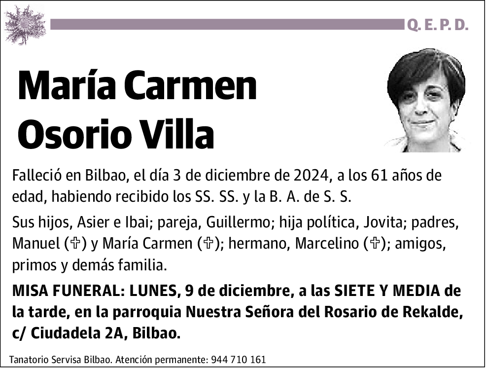 María Carmen Osorio Villa