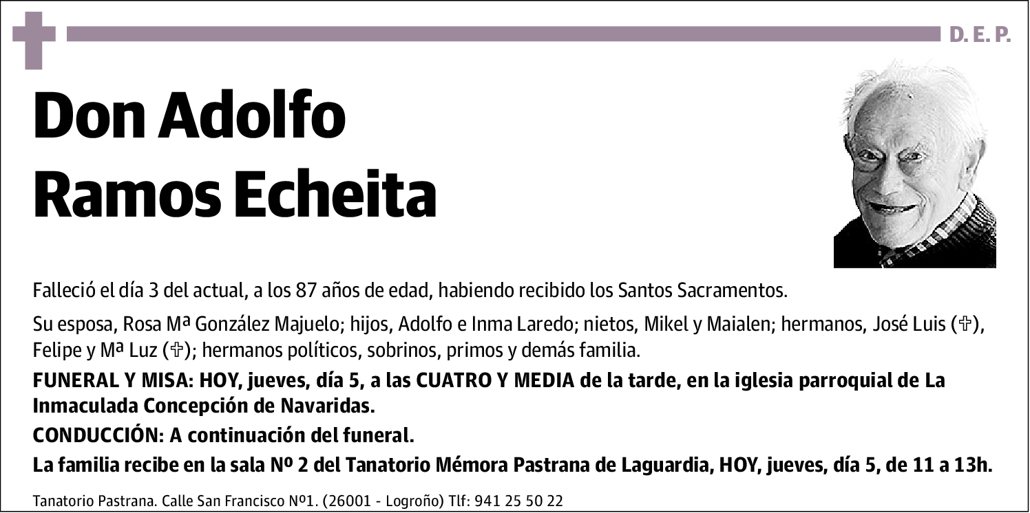 Adolfo Ramos Echeita