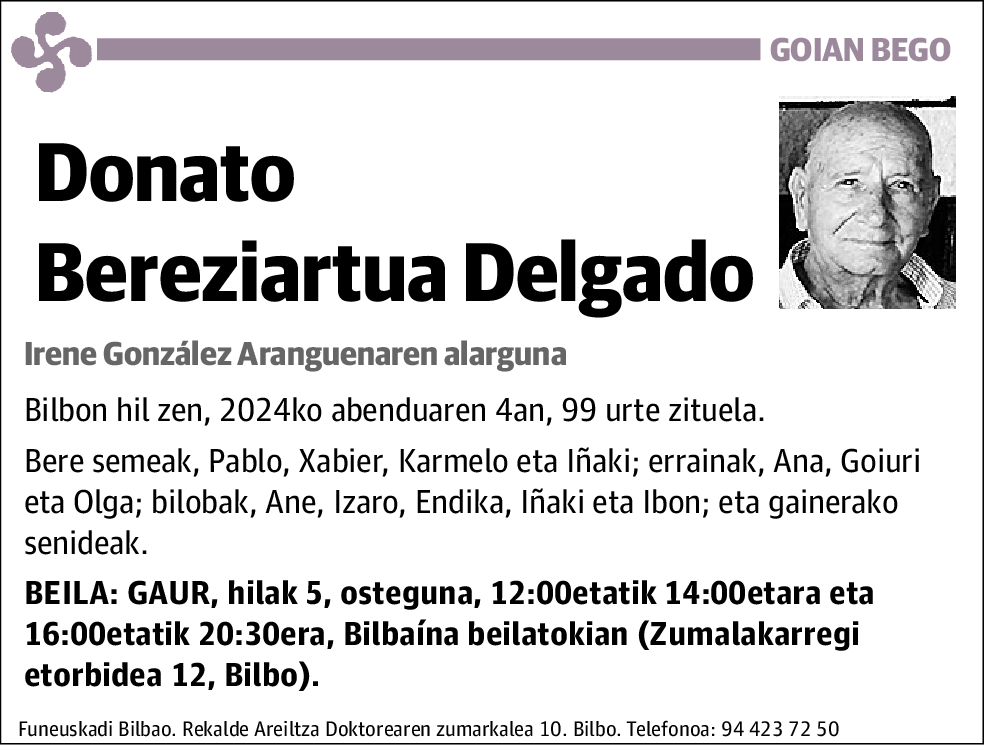 Donato Bereziartua Delgado